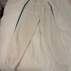 Sundry Women’s joggers with green stripes